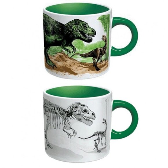 Unemployed Philosophers Guild Disappearing Dinosaurs Heat Changing 14oz Mug - Picture 1 of 7